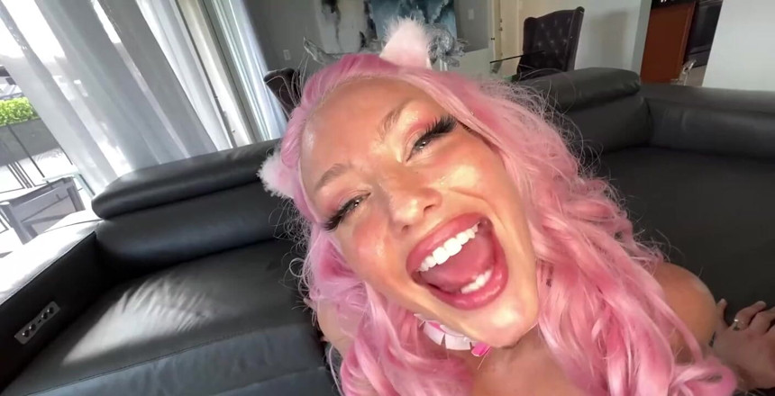 J-Mac: Pink hair slut Mandy crawls out to my big dick...