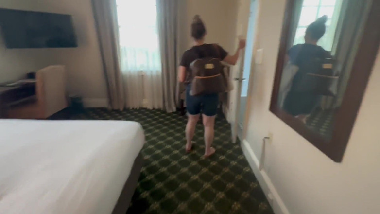 DwellingDickins: Stepmom Shares Bed in Hotel and Fucks Stepson
