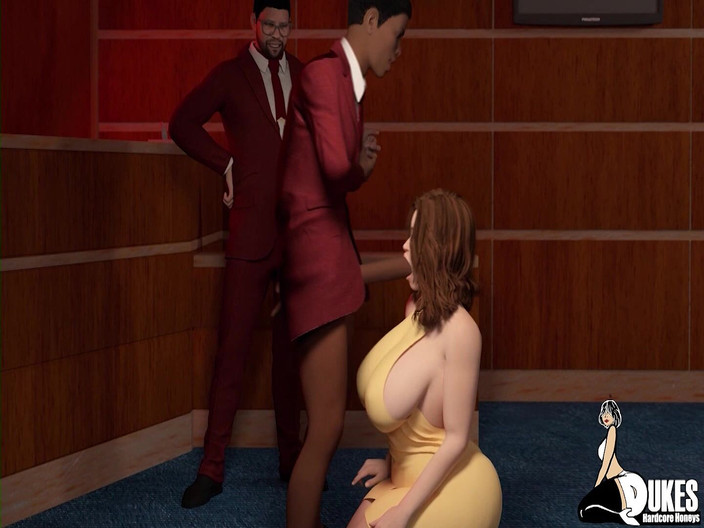 Dukes Hardcore Honeys: 痴女黒檀男女共学gobbles BBC