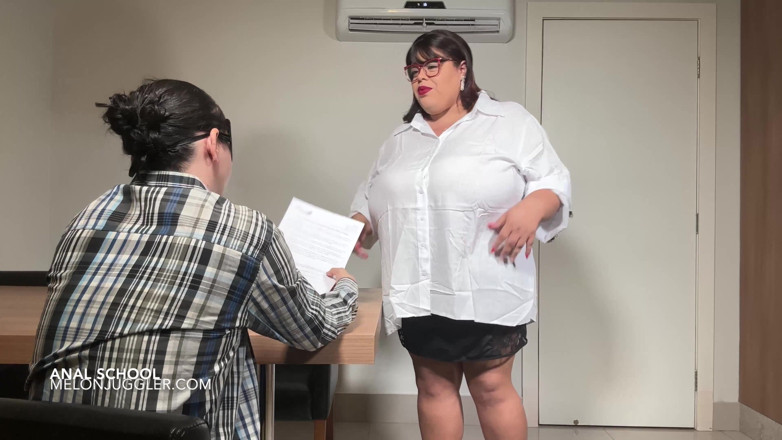 Angel BBW: Angel bBW ist der ultimative anal-student