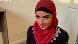 Aaliyah Yasin Tries Not to Swallow Her Stepbrothers Cum