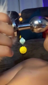Horny Masturbation and Swallow Cum