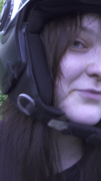 Look at My Boobs on a Motorcycle!