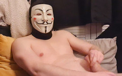The Masked Masterxxx: Sledujte, jak si honí, dokud se neudělám, zatímco nosím masku