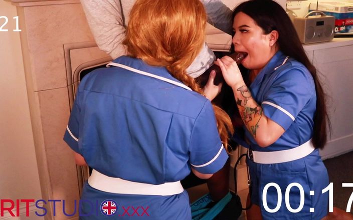 Brit Studio: Compilation di sborrate - le infermiere britanniche lo fanno meglio