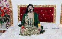 Most Beautiful Hindi Mature Bride Women Sex with Dildo in Wedding Dress