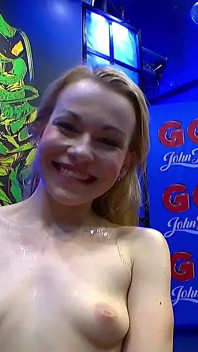 GGG Джон Томпсон, молодой, блондинка, стройная и жаждущая спермы