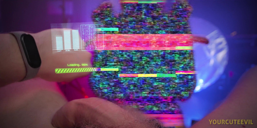 YourCuteEvil: Stažená cyber děvka pro honění, cyberpunk 2077, 4K