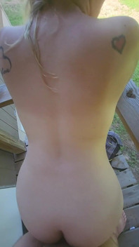 Spridning av min fitta och röv bred innan jag knullas utanför - Mama_foxx94