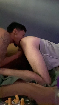 Eating Hubbys Ass