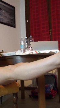 Eat from feet