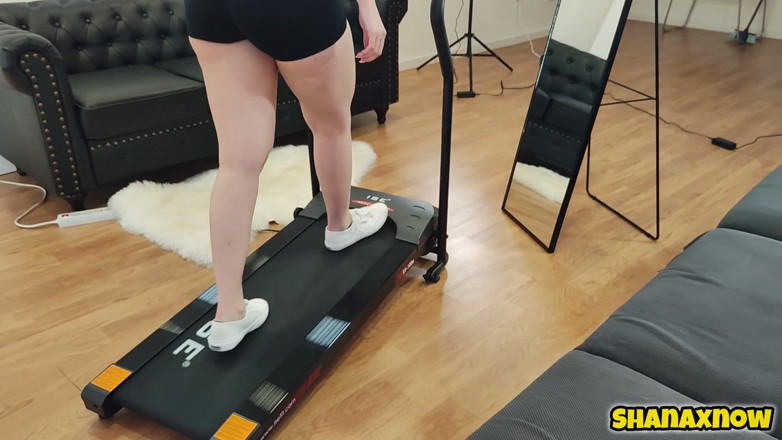 Shanaxnow: Повне тіло гуляє по моєму новому спортивному вбранні на біговій доріжці, фітнес sfw