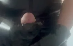 Gloved PVC Wanking