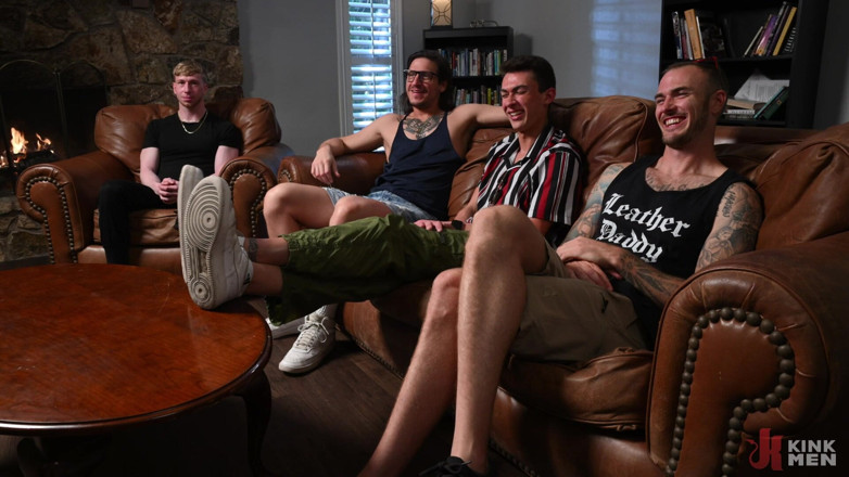 Taken rough: Swingers: Christian Wilde and Dalton Riley Dominate Tristan West and...