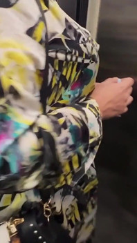 Mein schwarzer Nachbar hob mein Kleid im Aufzug hoch und fickte mich hart