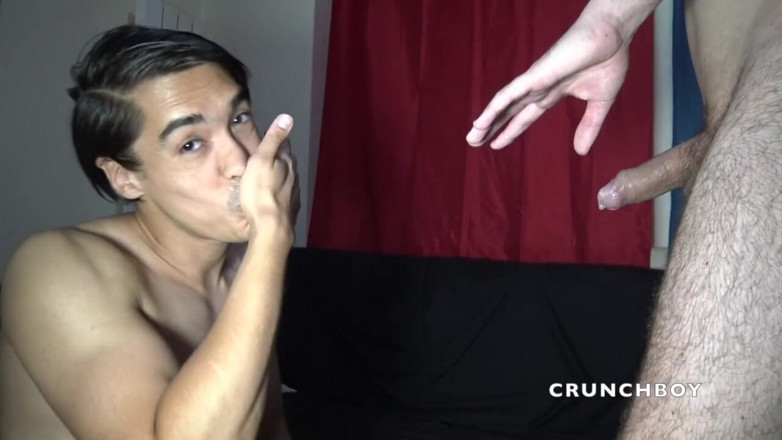 CREAMPIE SESSION IN JOCKSTRAP: Cris używany w jockstrap przez Rex Helix
