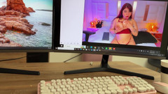 Jennie sweet: Mijn Instructeur Masturbeert Terwijl Hij Me Live Ziet En Ziet...