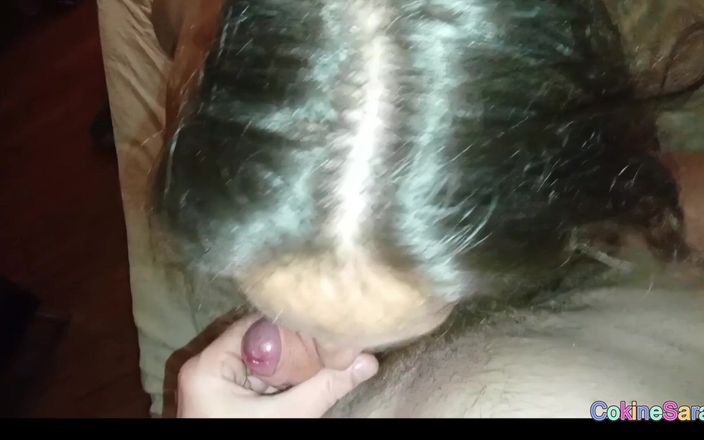 CokineSarah: Amador chupa porra profunda na boca