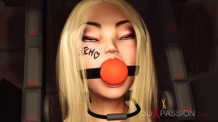 3dxpassion: Una sexy esposada joven rubia es follada duro por una...