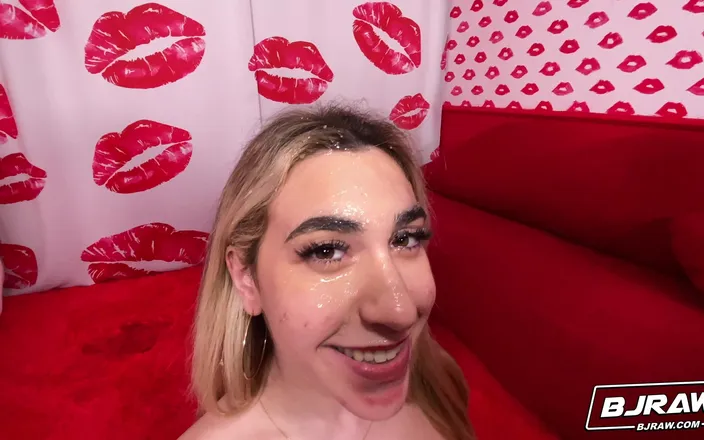 BJ Raw: Bjraw Painting Lexi Grey with Cum