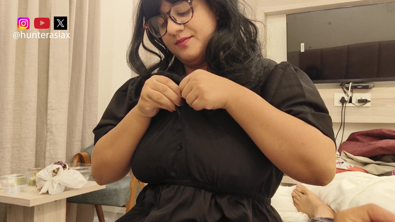 hunter Asia: Eu fiz minha meia-irmã peituda concordar em fazer sexo
