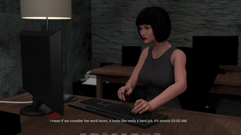 3D Cartoon Porn: Вдали от дома 7 - Liam получает сиськами и от Eva, пока ее муж рядом с ней в постели