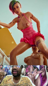 Tight Pussy Judy Gets Dildo’d by Panam’s Mouth as She Rides a Hard Thicc Dildo