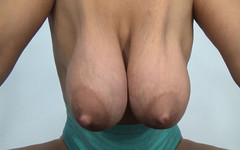 AnnaBUST: Amazing Saggy Tits Riding a Dildo
