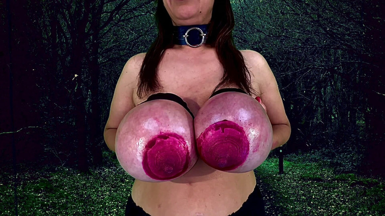 VeeVee Vixen: 젖탱이와 채찍질 립스틱 Areola