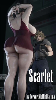 Scarlet final fantasy vii - big boobs milf seduces young man - MILF hentai 3 d porn anime porn comics