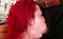 Shemale World: बहुत सुन्दर लाल बालों वाली किन्नर की जोरदार चुदाई!