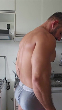 Giant Cock in Underwear