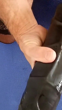 Transvestiten-strip, großer analdildo 7