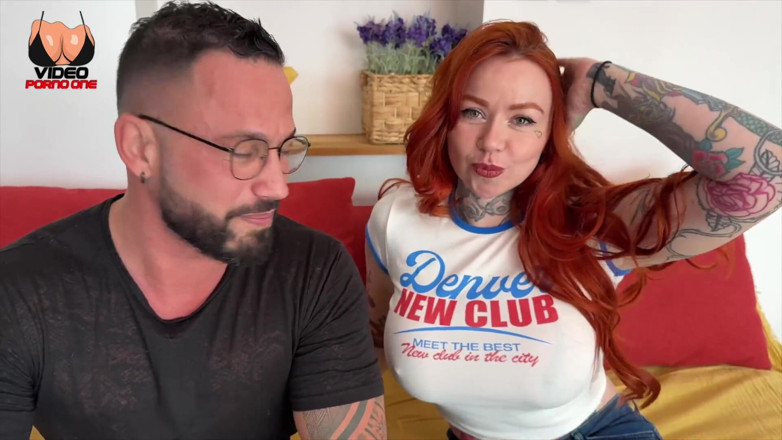 Video Porno One: 나는 그 여자의 빨간 머리 여자친구의 큰 가슴에 사정했다