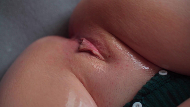 Adalina Smith: Beautiful Wet &amp; Oily Pussy &amp; Tits Closeup