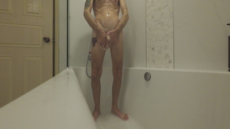 Big dick dadddy: Mój codzienny prysznic dotyka mnie