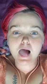 Long Tongue Swirling, Licking, Sucking at You