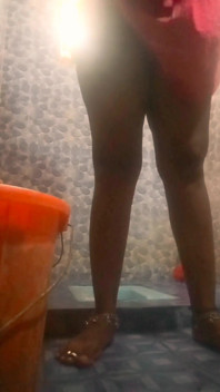 Desi Tamil Naughty Wife Renu Secret Bathroom Nude Tease & Saree Dressing for Company Manager! Indianhotwifex