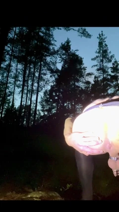 Einlaufschießen und arschficken im wald