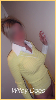 Wifey Looks Perfect in This Yellow Shirt