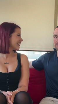 Behind the Scenes with Beautiful Natural Body Redhead Babe, Joha Bettina
