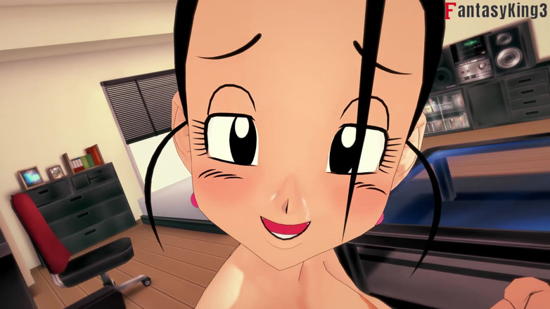 Fantasy king: Goku non soddisfa Videl, quindi gohan la aiuta - dragon ball...