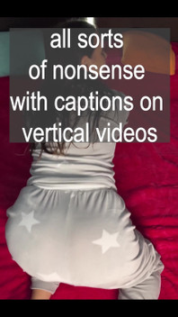 Bb, Do You Like Videos with Text?