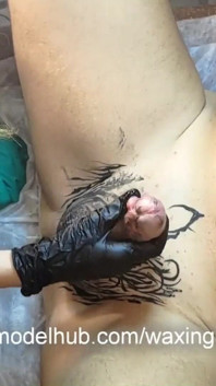She Does Intimate Body Art to a Guy