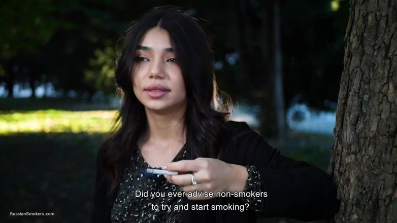 Russian Smokers: Rauchen Interview mit Zarina