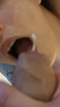 Amazing Milk Over My Face the Perfect Cumshot