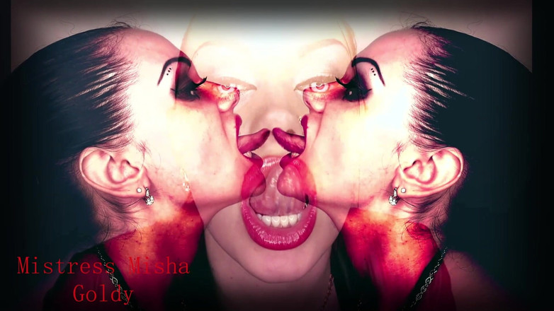Goddess Misha Goldy: Intensa lipnosis demoníaco! ¡Harás todo lo que quiera para mis labios!