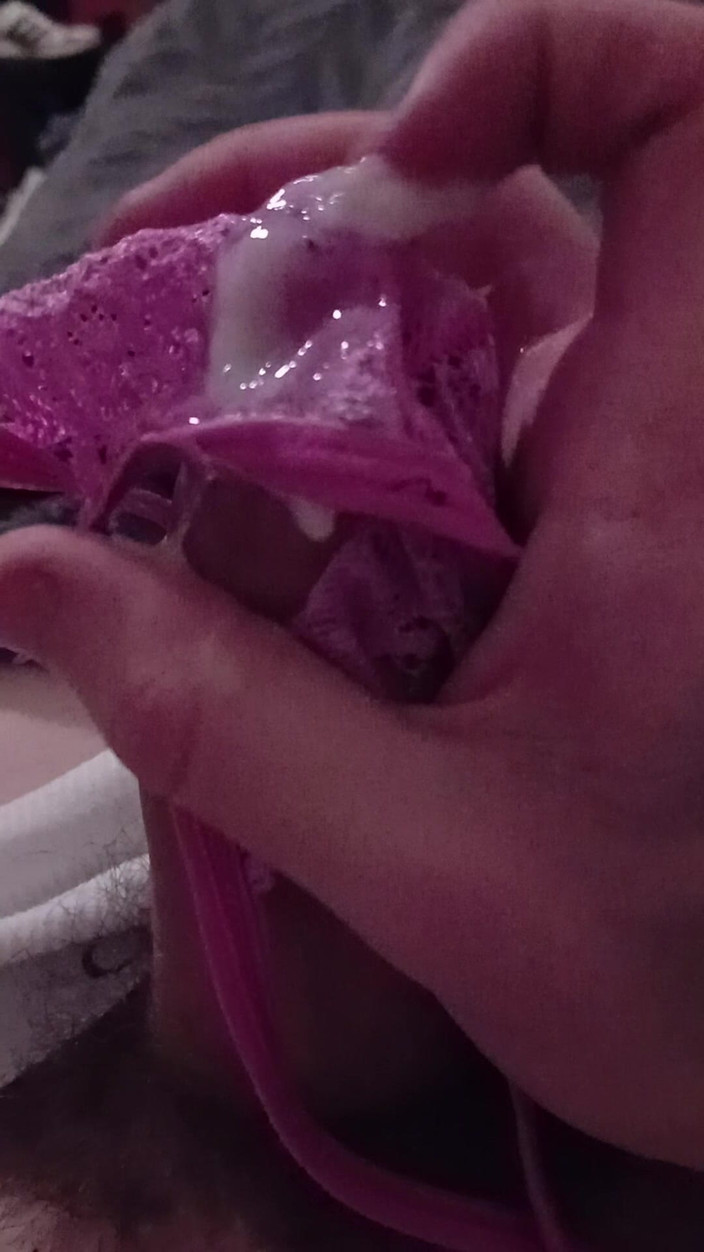 Cuminpanties22: Pancutan mani super tebal ke dalam kawan-kawan saya seluar dalam...