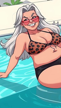 Desene animate cu bikini mature (fără nud)