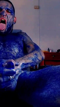 Blueman viene y se corre